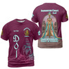 Personalized Court Name DOI Egyptian Ancient Goddess All Seeing Eye 3D T-shirt Size S-5XL