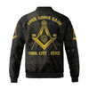 Personalized Lodge Name Freemasonry 357 So Mote It Be Compass and Square 3D Bomber Jacket Size S-5XL