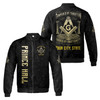 Customize Name Lodge Name Prince Hall PHA Tampered by Tradition Freemasonry 3D Bomber Jacket Size S-5XL