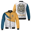 Personalized Lodge Name Freemasonry The Harder The Road Its Traverller Illuminati Pattern 3D Bomber Jacket Size S-5XL