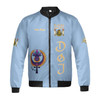 Personalized Court Name DOI Egyptian Ancient Sun Crown Goddess 3D Bomber Jacket Shirt Size S-5XL
