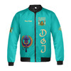 Personalized Court Name DOI Egyptian Ancient Sun Crown Goddess 3D Bomber Jacket Shirt Size S-5XL
