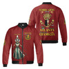 Personalized Court Name DOI Egyptian Ancient Goddess Crown of Eternity 3D Bomber Jacket Size S-5XL