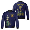 Personalized Court Name DOI Egyptian Ancient Goddess Crown of Eternity 3D Bomber Jacket Size S-5XL