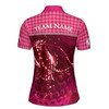 Plan For The Day Pink Golf Lover Custom Name Women's Polo Shirt S-5XL