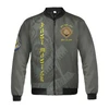 Custom Lodge Name Number Masonic Past Master Sun Freemasonry 3D Bomber Jacket Size S-5XL