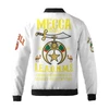 Personalized Temple Name Nobles Mystic Shrine AEAONMS Camel Walking Freemasonry 3D Bomber Jacket Size S-5XL