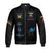 Custom Temple Name Nobles Mystic Shrine AEAONMS PHAraoh King of Desert Pyramids 3D Bomber Jacket Size S-5XL