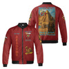 Custom Temple Name Nobles Mystic Shrine AEAONMS Pyramid and Camel Freemasonry 3D Bomber Jacket Size S-5XL