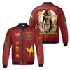 Custom Temple Name Nobles Mystic Shrine AEAONMS Pharaoh King 1893 PHA Freemasonry 3D Bomber Jacket Size S-5XL