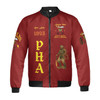 Custom Temple Name Nobles Mystic Shrine AEAONMS Kaaba Guardian PHA 1893 Freemasonry 3D Bomber Jacket Size S-5XL