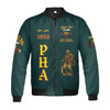 Custom Temple Name Nobles Mystic Shrine AEAONMS Kaaba Guardian PHA 1893 Freemasonry 3D Bomber Jacket Size S-5XL