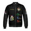 Custom Chapter Name OES Order of the Eastern Sister Destined To Shine 3D Bomber Jacket Size S-5XL