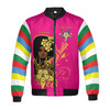 Custom Chapter Name OES Order Of The Eastern Star Destined To Shine Color Block 3D Bomber Jacket Size S-5XL