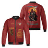 Custom Temple Name Nobles 1983 AEAONMS Warrior Sons Of The Desert Shriners Prince Hall 3D Bomber Jacket Size S-5XL