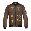 Custom Temple Name Nobles Mystic Shrine AEAONMS Kaaba Guardian PHA Freemasonry 3D Bomber Jacket Size S-5XL