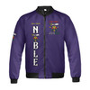 Custom Temple Name Nobles Mystic Shrine AEAONMS Known, Wise & Gallant Streng Fury 3D Bomber Jacket Size S-5XL