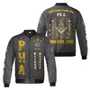 Personalized Name Freemasonry PHA 2B1 ASK1 Wisom Strenght Beauty 3D Bomber Jacket Size S-5XL