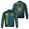 Personalized Lodge Name PHA Riding the Goat Freemasonry 3D Bomber Jacket Size S-5XL