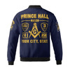 Custom Name Freemason Prince Hall PHA 2B1 ASK1 3D Bomber Jacket Size S-5XL