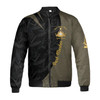 Personalized Name Past Master Emblem Square Compass F&AM PHA Freemason 3D Bomber Jacket Size S-5XL