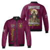 Personalized Court Name DOI Prince hall Daughters 1910 Honor & Integrity 3D Bomber Jacket Size S-5XL