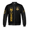 Personalized Lodge Name Faith Hope Charity PHA Prince Hall Affiliation Freemasonry 3D Bomber Jacket Size S-5XL