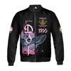 Personalized Court Name DOI Daughters Of Isis Purple Lady Shriners AEAONMS 3D Bomber Jacket Size S-5XL