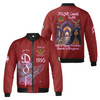 Personalized Court Name DOI Daughters Of Isis Purple Lady Shriners AEAONMS 3D Bomber Jacket Size S-5XL