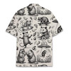 Funny Vintage UFO Coffee Opossum Hawaiian Shirt S-5XL