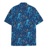 Blue Octopus Marine Life Sea Creature Hawaiian Shirt S-5XL