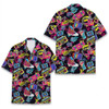 Neon Cassette Skateboard Retro 80s Hawaiian Shirt S-5XL
