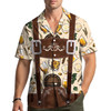 Funny Oktoberfest German Beer Costume Hawaiian Shirt S-5XL