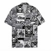 Vintage Motorcycle Skull Wings Biker Hawaiian Shirt S-5XL