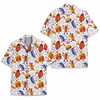Patriotic Hot Dog Burger American Flag Hawaiian Shirt S-5XL