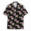 Tropical Floral Tennis Pattern Summer Vacation Hawaiian Shirt S-5XL