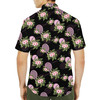Tropical Floral Tennis Pattern Summer Vacation Hawaiian Shirt S-5XL