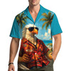 Patriotic Animal Tropical Novelty Hawaiian Shirt S-5XL