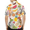 Cute Cats on Bicycles Summer Vacation Hawaiian Shirt S-5XL