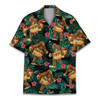 Funny Bigfoot Hot Dog Summer Vacation Hawaiian Shirt S-5XL