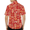 Colorful Tiki Vibrant Tropical Summer Hawaiian Shirt S-5XL