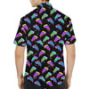 Neon Pizza Funny Space Galaxy Hawaiian Shirt S-5XL
