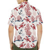Tropical Lobster Anchor Coral Beach Hawaiian Shirt S-5XL