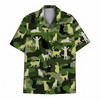 Funny Camo Cat Camouflage Print Hawaiian Shirt S-5XL