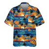 Tropical Sunset Beach Vacation Casual Hawaiian Shirt S-5XL