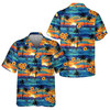 Tropical Sunset Beach Vacation Casual Hawaiian Shirt S-5XL