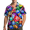 Neon Bingo Colorful Lucky Game Night Hawaiian Shirt S-5XL