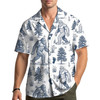 Funny Bigfoot Sasquatch Vintage Yeti Hawaiian Shirt S-5XL