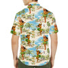 Vintage Retro Hula Girl Luau Beach Hawaiian Shirt S-5XL