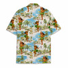 Vintage Retro Hula Girl Luau Beach Hawaiian Shirt S-5XL